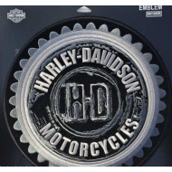 Harley Davidson THE WORKS Round Back Patch 10" EM539546
