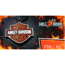 Harley-Davidson - gumová klíčenka - logo
