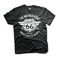 Mens Black ROUTE 66 THE MOTHER ROAD T-SHIRT size large