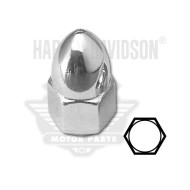 1pc 7862 ACORN NUT 3/8-16 (CHROME) Harley-Davidson tank mount