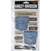 Harley Davidson 10pc decal sheet HDJB12
