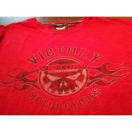Victory Motorcycles Men's Red Skull Shirt - Medium, used
