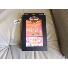Harley-Davidson Girls' Glitter 3 Piece box Gift Set, 6 months