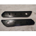 2pcs Deep Cut Black Plastic Hard Saddlebag Inserts for Harley Electra Glide 2014 and later - used with scratches
