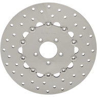 ROTORS BRAKE FRONT DRILLED STAINLESS STEEL for 2006-1010 Harley Davidson Dyna
