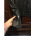 Dámská černá kožená bunda s modrými plameny 97112-12VW, vel. S