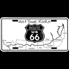 SPZ cedule - Route 66 - Get your Kicks 30x15cm