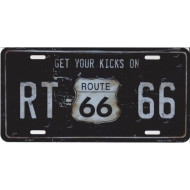 Route 66  Get your Kicks on Route 66 Metal License Plate Sign 6x12