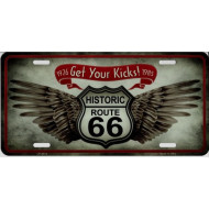 Route 66 - Get your Kicks on Historic Route 66 - 1926-1985 6x12