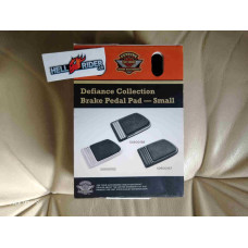 Harley Davidson Defiance Brake Pedal Pads, Crome, Rubber, 50600182, Multi-Fit
