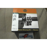 71500185 Harley Davidson Chrome Switch Housing Kit for 2014 and later Touring models