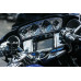 Kuryakyn 7284 Tri-Line Gauge Trim for '14-'19 Harley-Davidson Touring & Tri Glide, Chrome