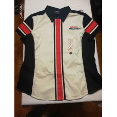 Harley-Davidson Women's Vertical Stripe Colorblock Woven Shirt 96203-18VW vel. L, XL