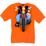 Baby Biker 12M Toddler's Short Sleeve Orange T-Shirt