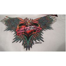Harley Davidson Girls T-shirt Heart with Wings #TS-40