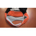 Harley Davidson Newborn baby Gloves + Cap orange-black + 6-12months