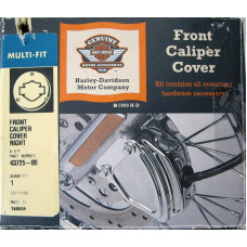 Harley Davidson Multi-Fit Right Front Caliper Cover 43725-00, XL Dyna