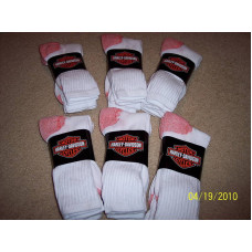 Harley Davidson Men's White Socks 2 pairs