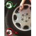 Čepičky na ventilky Pressure Guard -  hlídač tlaku v pneu