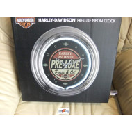 Harley-Davidson Neon Wall Clock - Pre-Luxe, Ø 12",  HDL16632