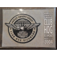 2004 Harley Davidson HOG Club Richmond Patch 5"