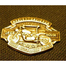 Pin Harley Davidson HOG York Open House 2002