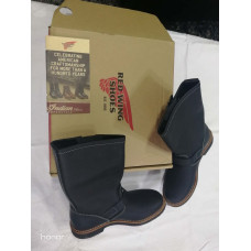 Indian Motorcycle Women's Conelly Black Leather Boots, 04301-0, US9 2864413