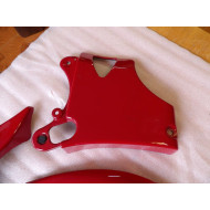 Indian Motorcycle red left side COVER LOWER, LH from 2014 Indian Chief - used