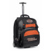 Harley-Davidson Men's Wheeled Backback Bag, Black/Orange. 99411-15VM 18"