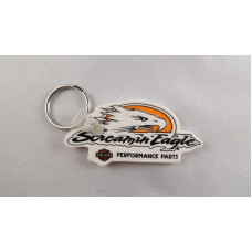 Harley Davidson Screamin' Eagle Performance Parts Rubber Keychain 2,7"