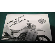 Harley Davidson MT500 Owners manuál