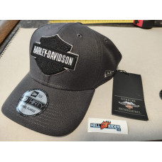 Harley-Davidson Men's Tonal B&S Logo 39THIRTY Baseball Cap, Gray, Large size 99422-20VM