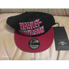 Pánská kšiltovka Harley Davidson, černá + červená