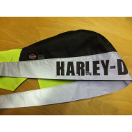 HW85217 - Harley-Davidson Headwrap Cautious Reflective Grey with Black & Yellow Reversible