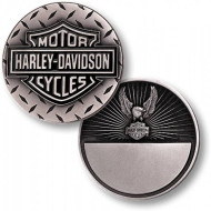 Harley Davidson Challenge Coin Diamond Plate Eagle - 60992