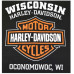 Pánská černá mikina Harley Davidson s kapucí, vel. 3XL