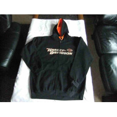 Black Harley-Davidson Men's Pullover Hoodie Sweatshirt, size XL