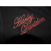 Harley Davidson Womens Script H-D Name Full-Zip Black Long Sleeve Hoodie XL