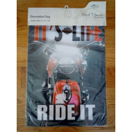 Harley Davidson Garden Flag 12.5" X 18" banner Ride It