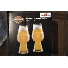 Harley-Davidson Etched H-D Text IPA Glass Set - Set of 2 - 16 oz. HDL-18795