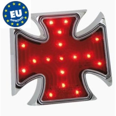 EU Approved Red lens Maltese LED taillight for Harley
