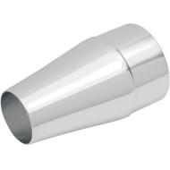 Supertrapp Tapered Chrome End Caps for 3" Internal Disc Mufflers - 308-3340