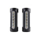 Černá LED světla na padací rám 32mm - mlhovky/blinkry 12/24V nejen pro Harley-Davidson 