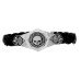 Harley-Davidson Men's Willie G Skull Leather Bracelet w/ Lobster Clasp HDB0373 9"