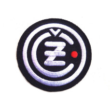 CZ motorcycle patch iron or sewn on by V-twin 2,5"