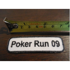 Nášivka motosraz Poker Run 2009, 7cm