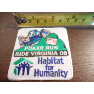 2008 Poker Run Virginia Motorcycle Event Patch