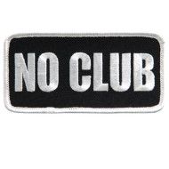 No Club Patch 4x2"