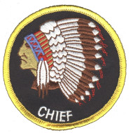 Indian Chief Native American Indian embroidered patch - 3"