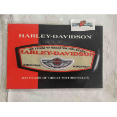 Harley Davidson nášivka, 100. výročí, 19 x 7,3 cm